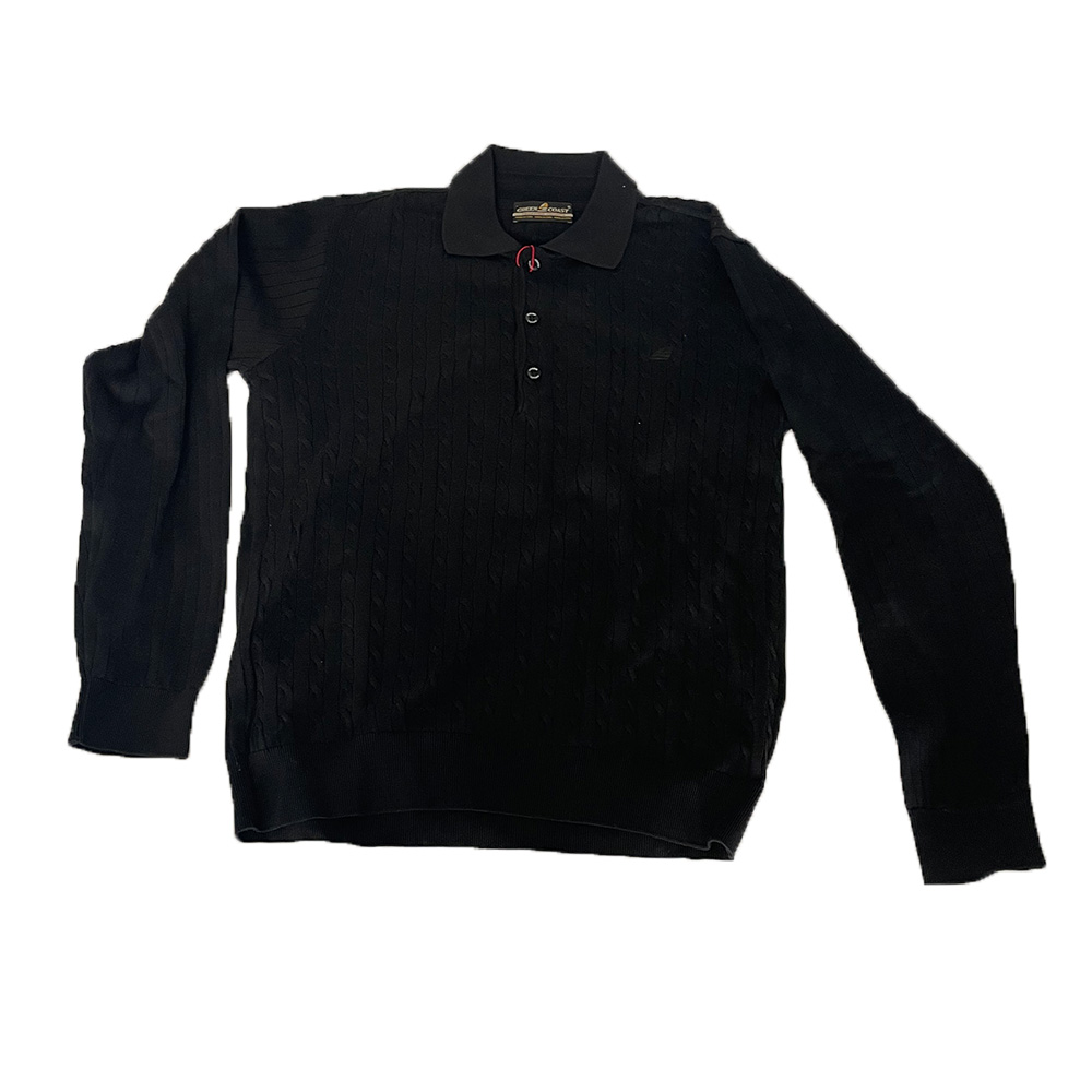 GreenCoast Black Knitted Sweater - 50 - Image