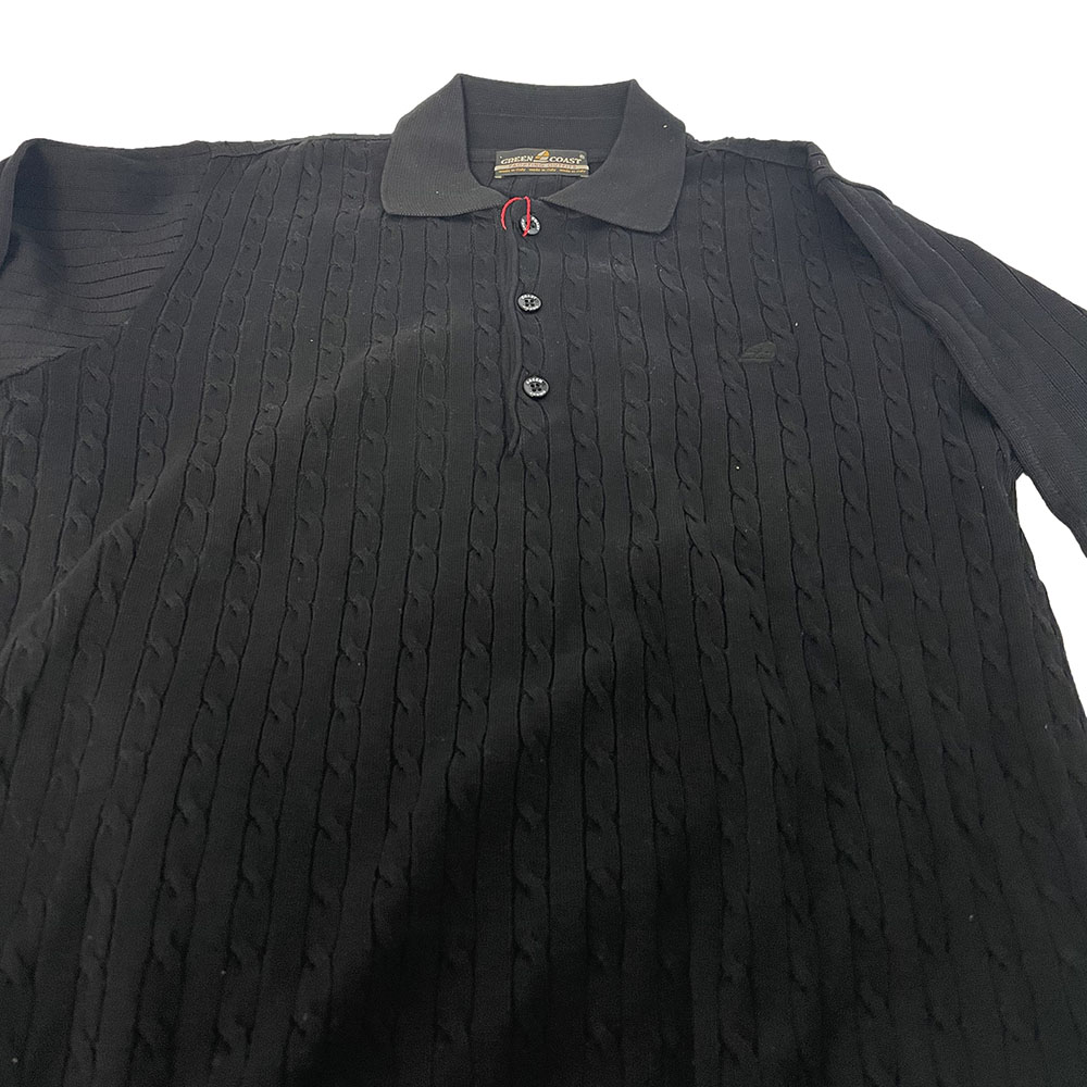 GreenCoast Black Knitted Sweater - 50 - Image