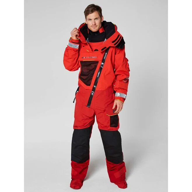 Helly Hansen Aegir Ocean Drysuit - Alert Red