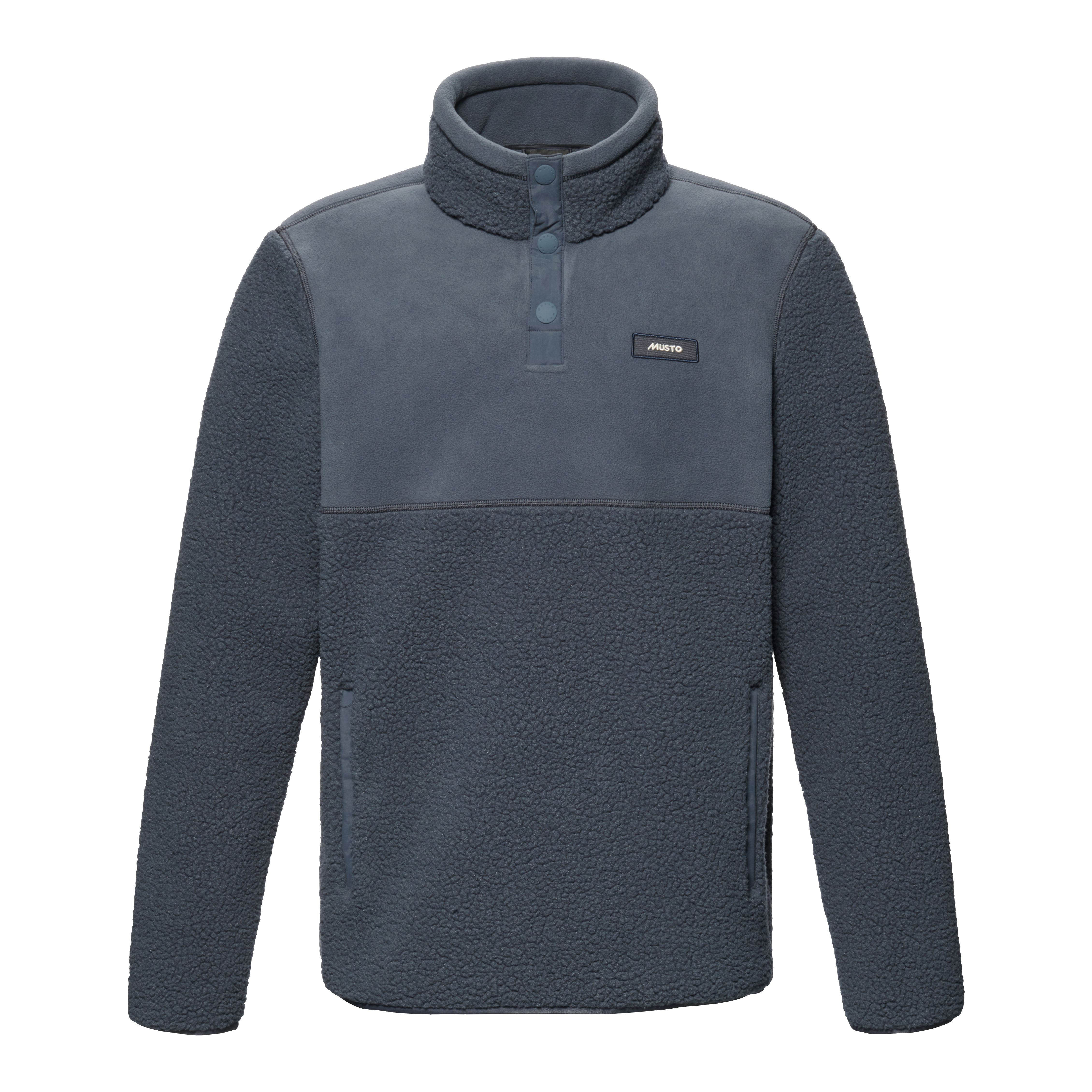 Musto Men's Cove Deep Pile Fleece - Alpine Frost
