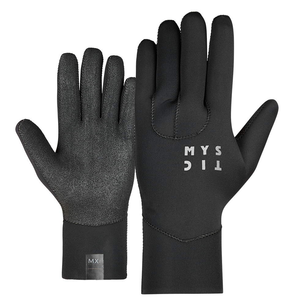 Mystic Ease 2mm / 5 Finger Neoprene Glove - Black