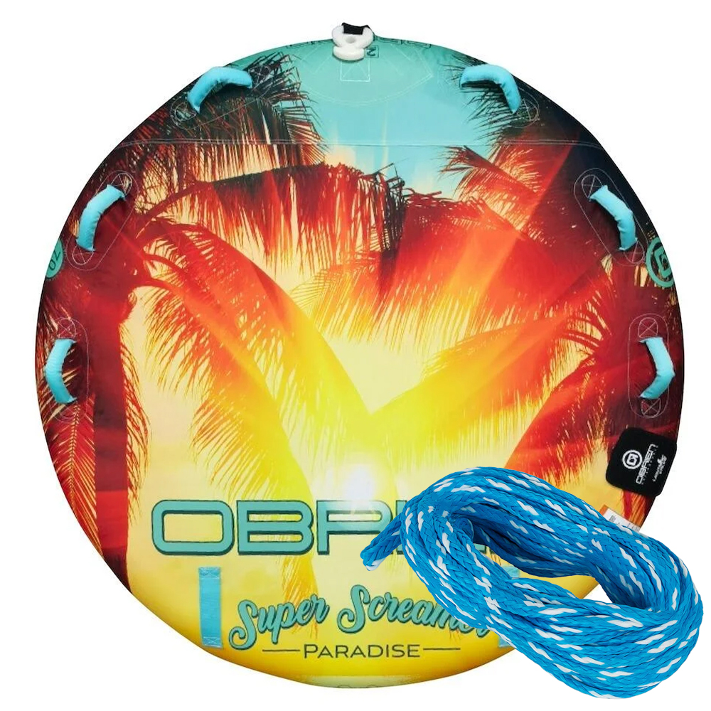 O'Brien Super Screamer Paradise Towable 2 Person Inflatable Deck Tube - Image
