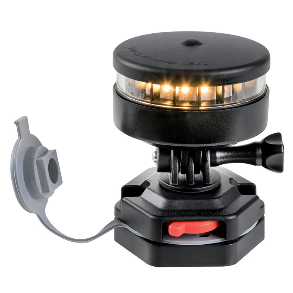 Osculati 360° Navigation Light - Black - 3 Bases - Anchor Light