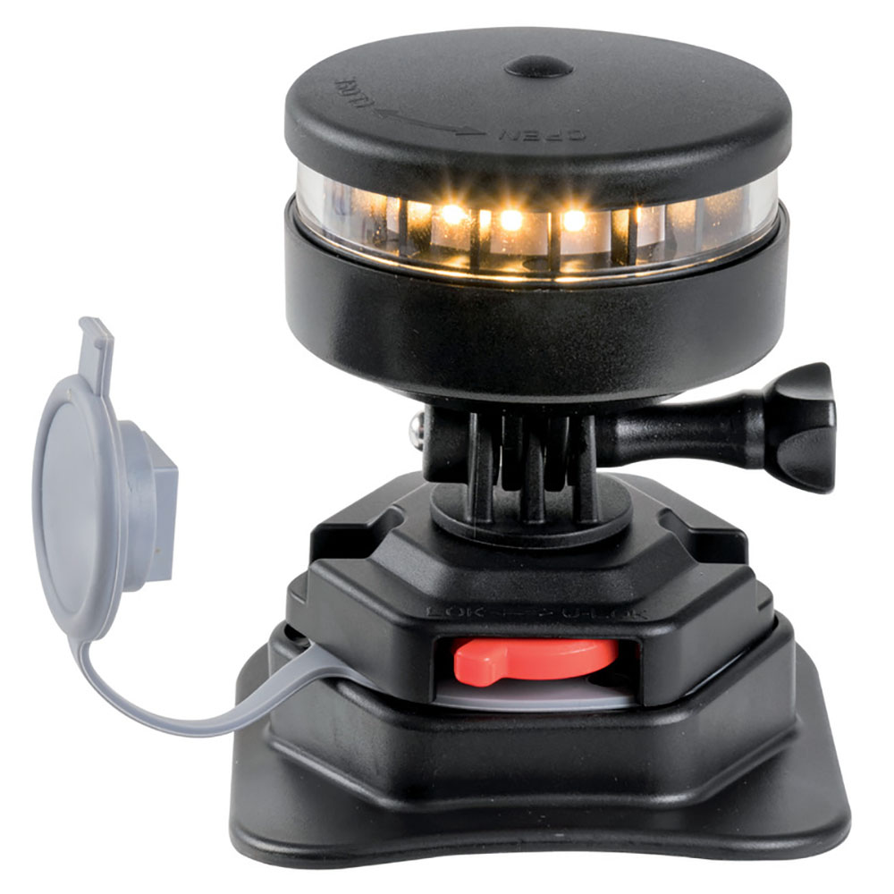 Osculati 360° Navigation Light - Black - 3 Bases - Anchor Light