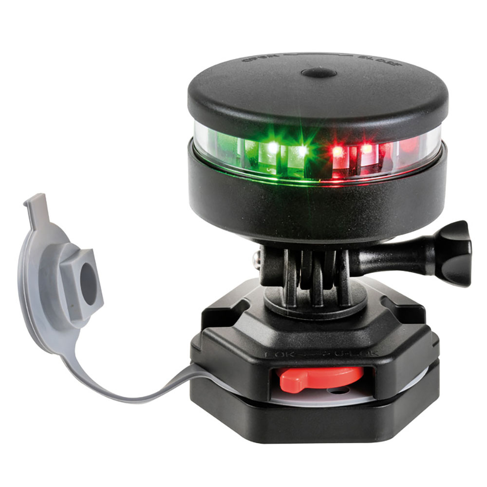 Osculati 360° Navigation Light - Black - 3 Bases - Bi-colour