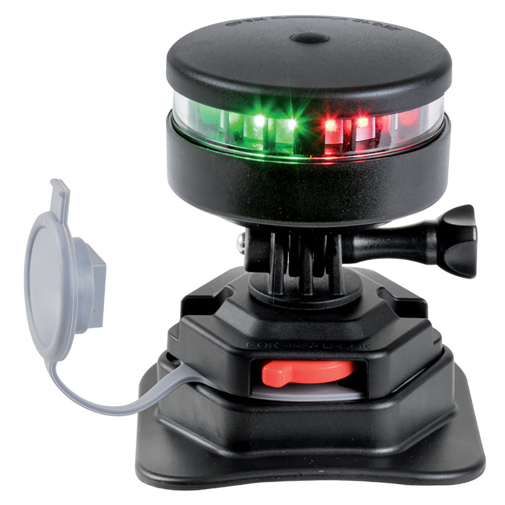 Osculati 360° Navigation Light - Black - 3 Bases - Bi-colour