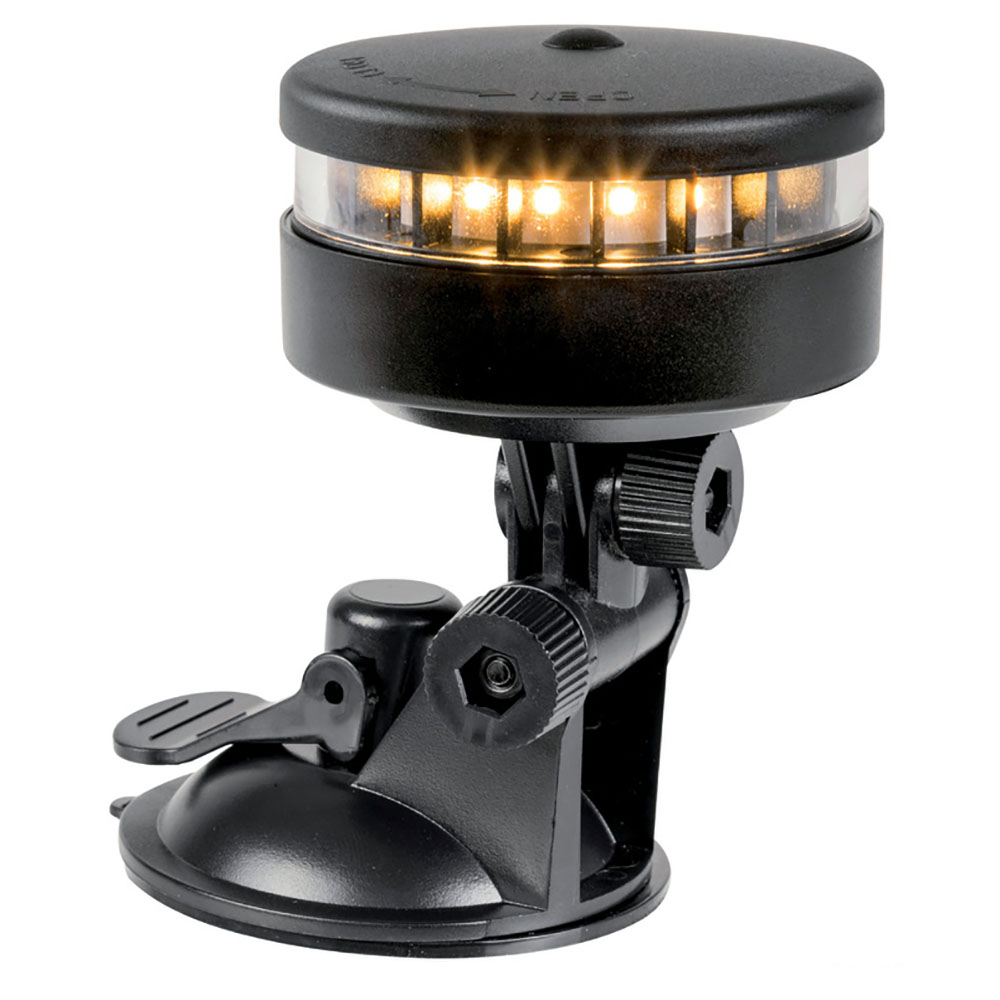 Osculati 360° Navigation Light - Black - Suction Cup Base - Anchor