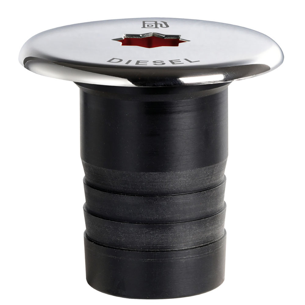 Osculati Clever Deck Filler Co-Moulded Cover - Diesel - 50mm Diam.