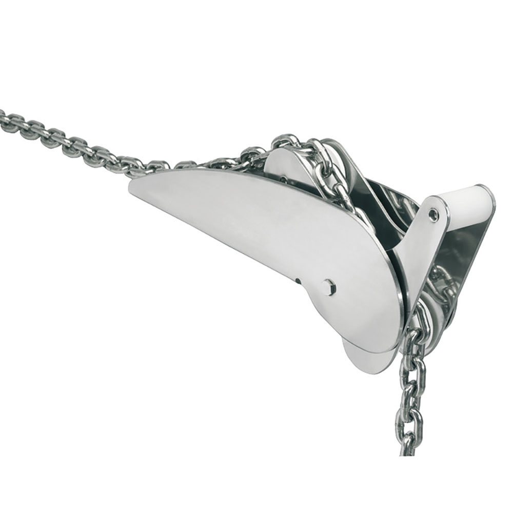 Osculati Polished Stainless Steel Heavy Hinged Bow Roller - Image