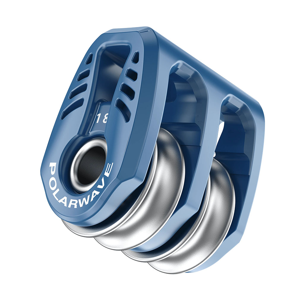 Polarwave Double Heavy Load Block Blue - 18mm - Image