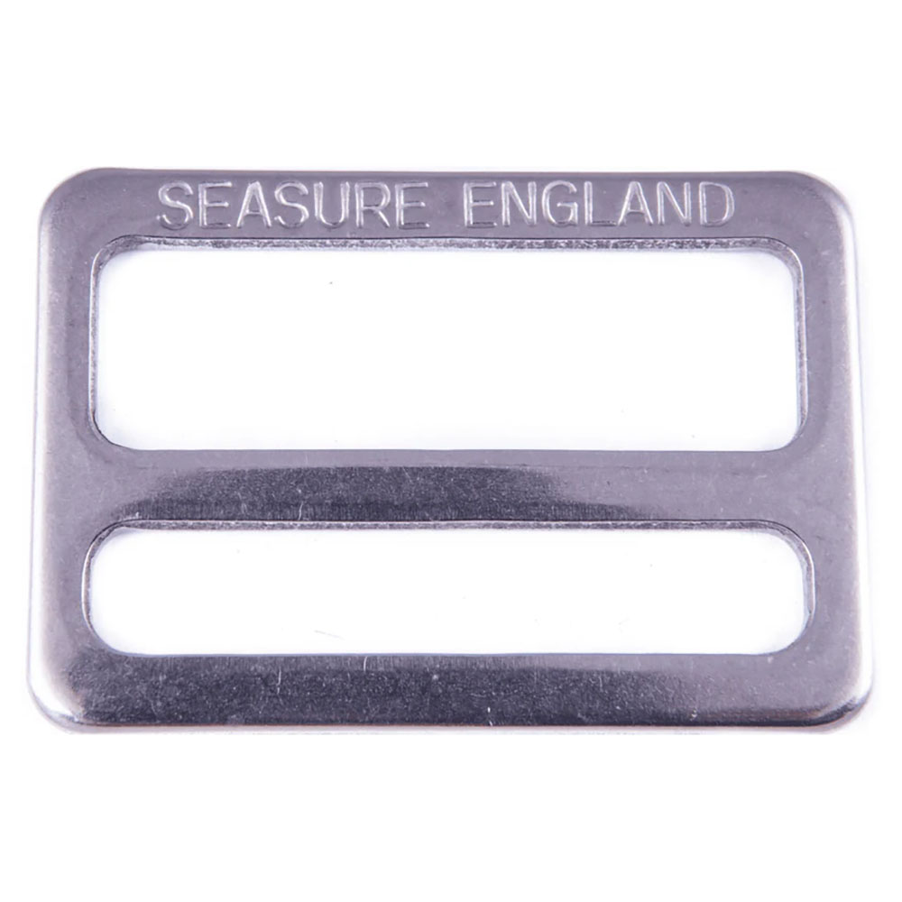 Seasure 3 Bar Stainless Steel Flat Webbing Buckle 25mm - Image