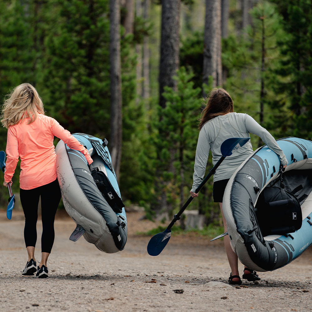 Aquaglide Chinook 100 - Inflatable Kayak - Includes Pump & Paddles - Water Damaged Box - Image