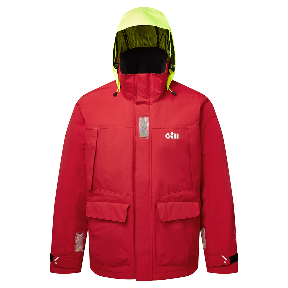 Gill OS3 Coastal Cruising Jacket - New for 2026 - Red