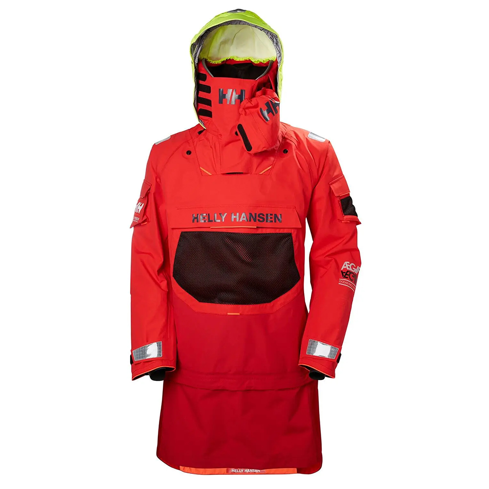 Helly Hansen Aegir Ocean Dry Top Smock - Removeable Length - Alert Red