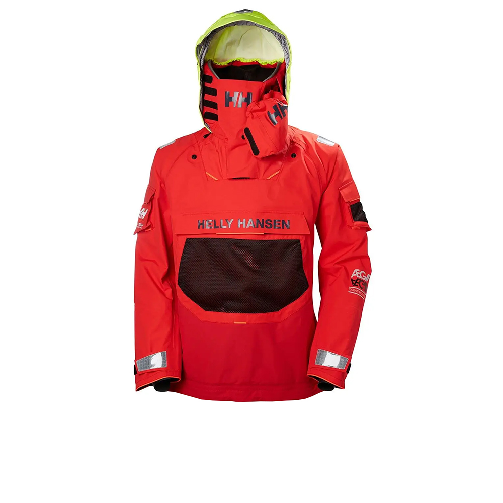 Helly Hansen Aegir Ocean Dry Top Smock - Removeable Length - Alert Red