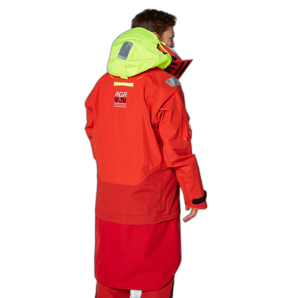 Helly Hansen Aegir Ocean Dry Top Smock - Removeable Length - Alert Red