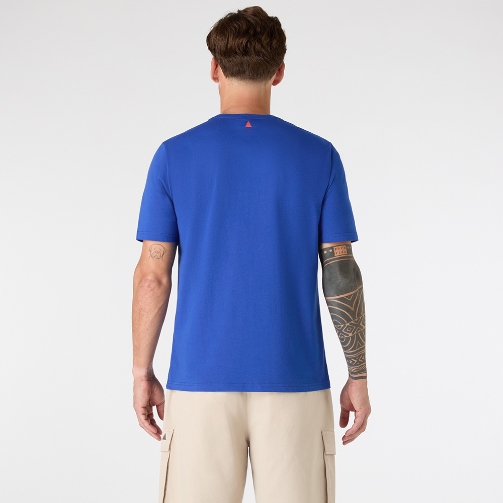 Musto Men's Classic Short Sleeve T Shirt - Mazarine Blue