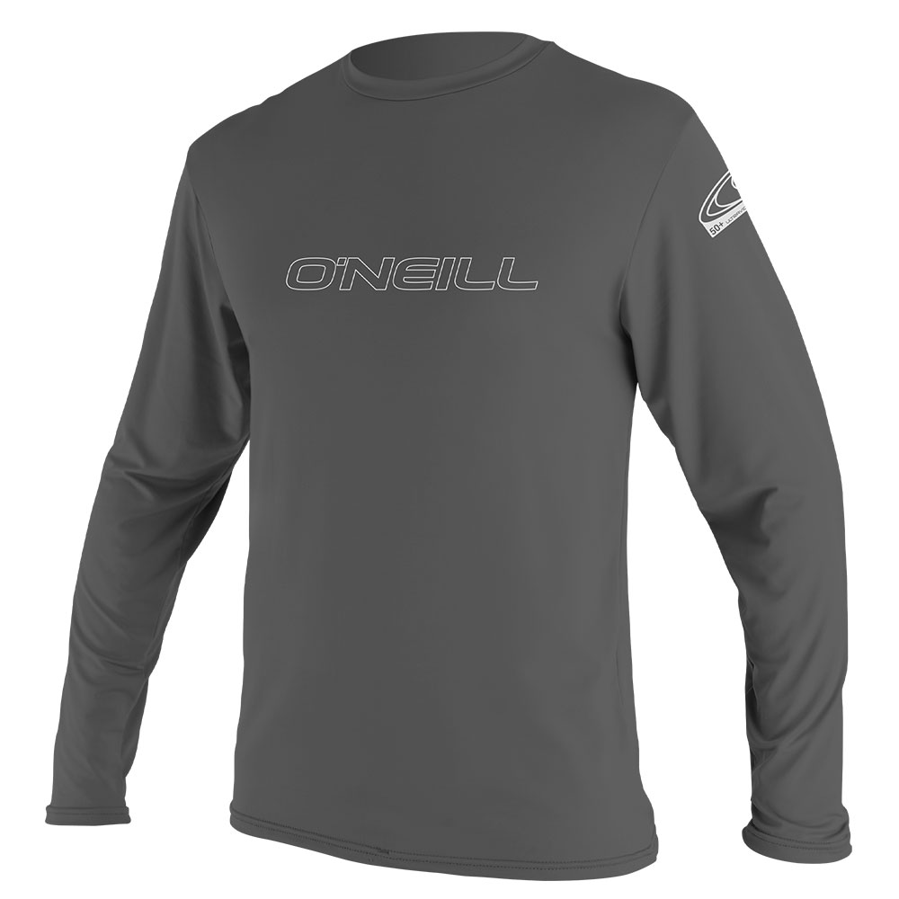O'Neill Basic Skins Long Sleeve Rash Tee - Graphite