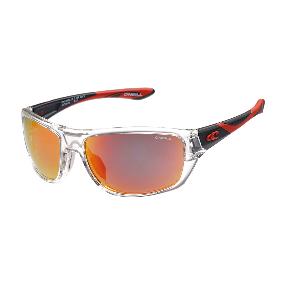 O'Neill DeepCurrent 2.0 Sunglasses Gloss Clear Crystal / Red - Polarized - Image