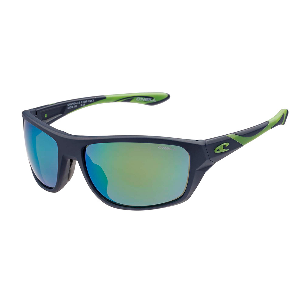 O'Neill DeepCurrent 2.0 Sunglasses Matte Navy / Lime - Polarized - Image