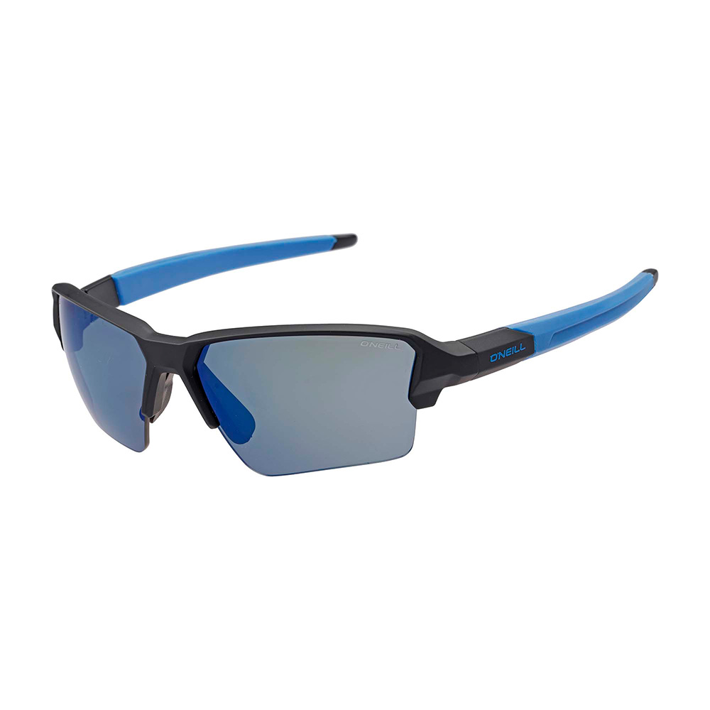 O'Neill Freeride 2.0 Sunglasses Matte Black / Blue Rubberized - Polarized - Image