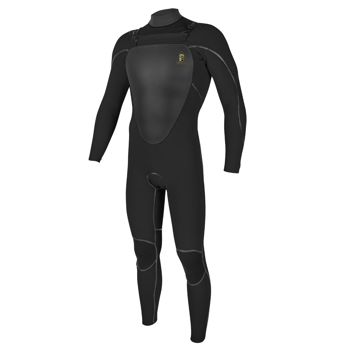 O'Neill Mutant Legend 5/4 Chest Zip Hooded Wetsuit - Black