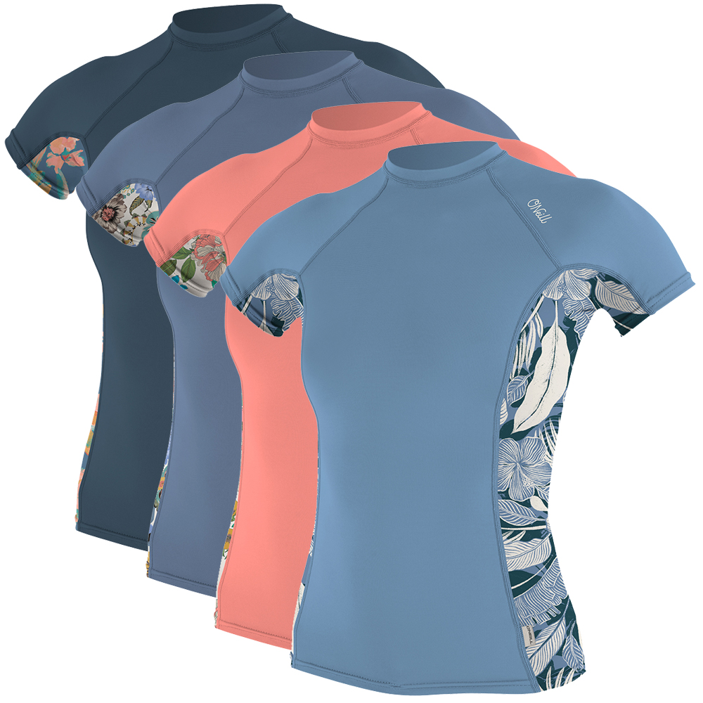 O'Neill Women's Side Print Rash Guard - Image