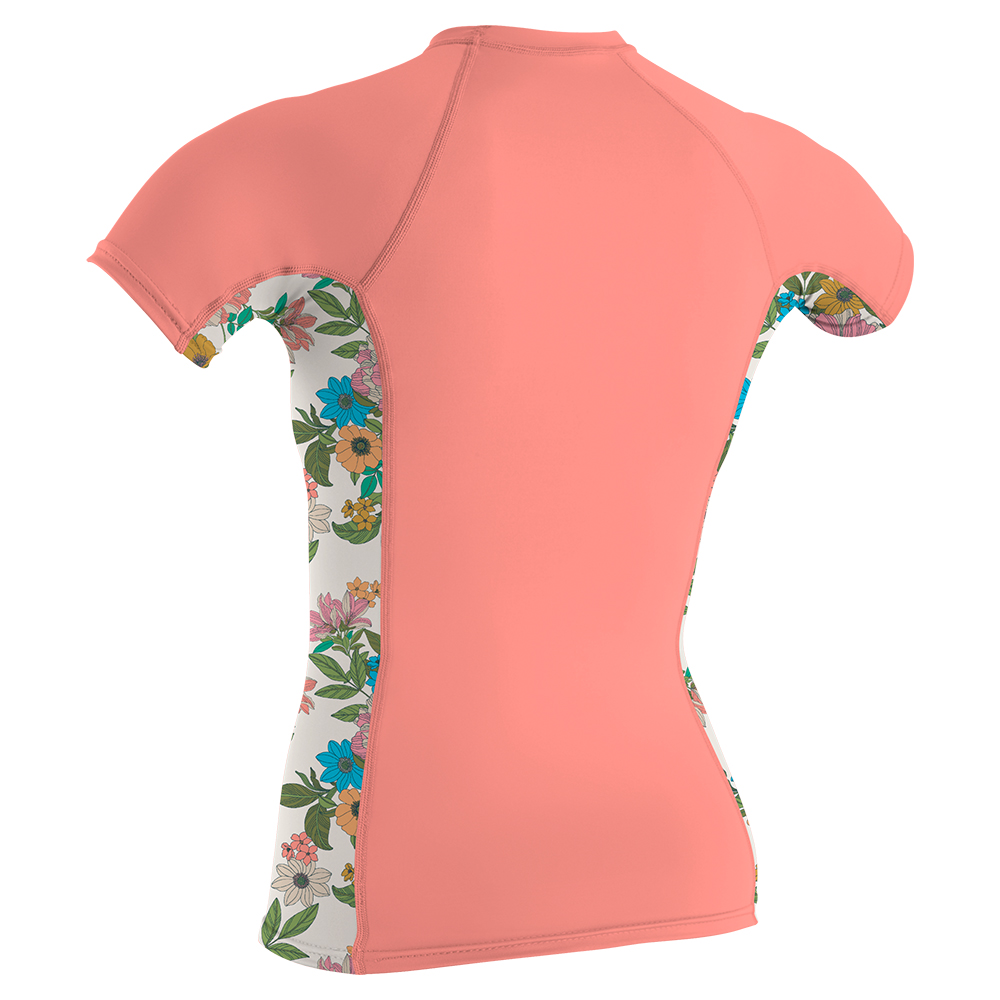 O'Neill Women's Side Print Rash Guard - Desert Flower / Cara Floral
