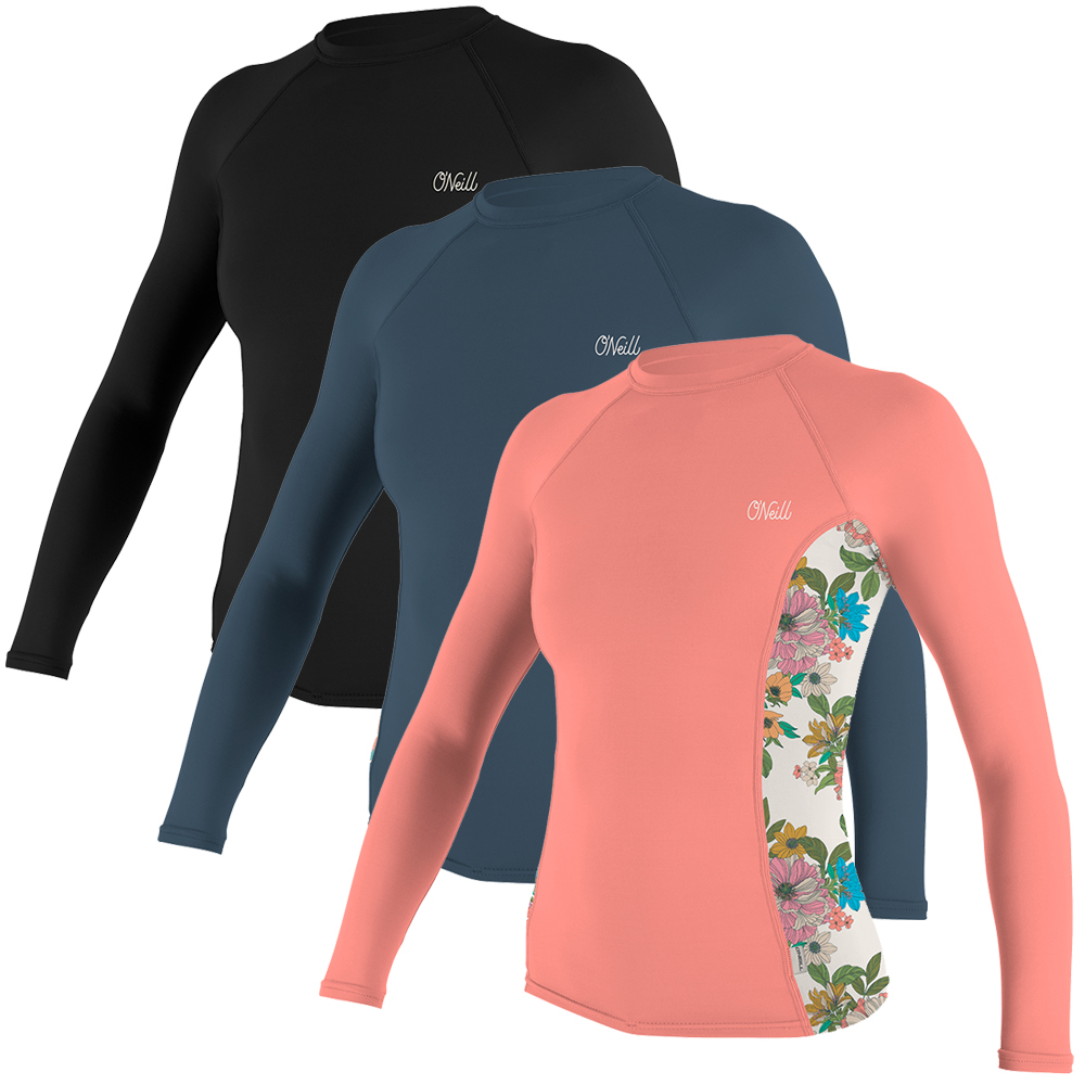 O'Neill Womens Floral Print Longsleeve Rashguard - Image