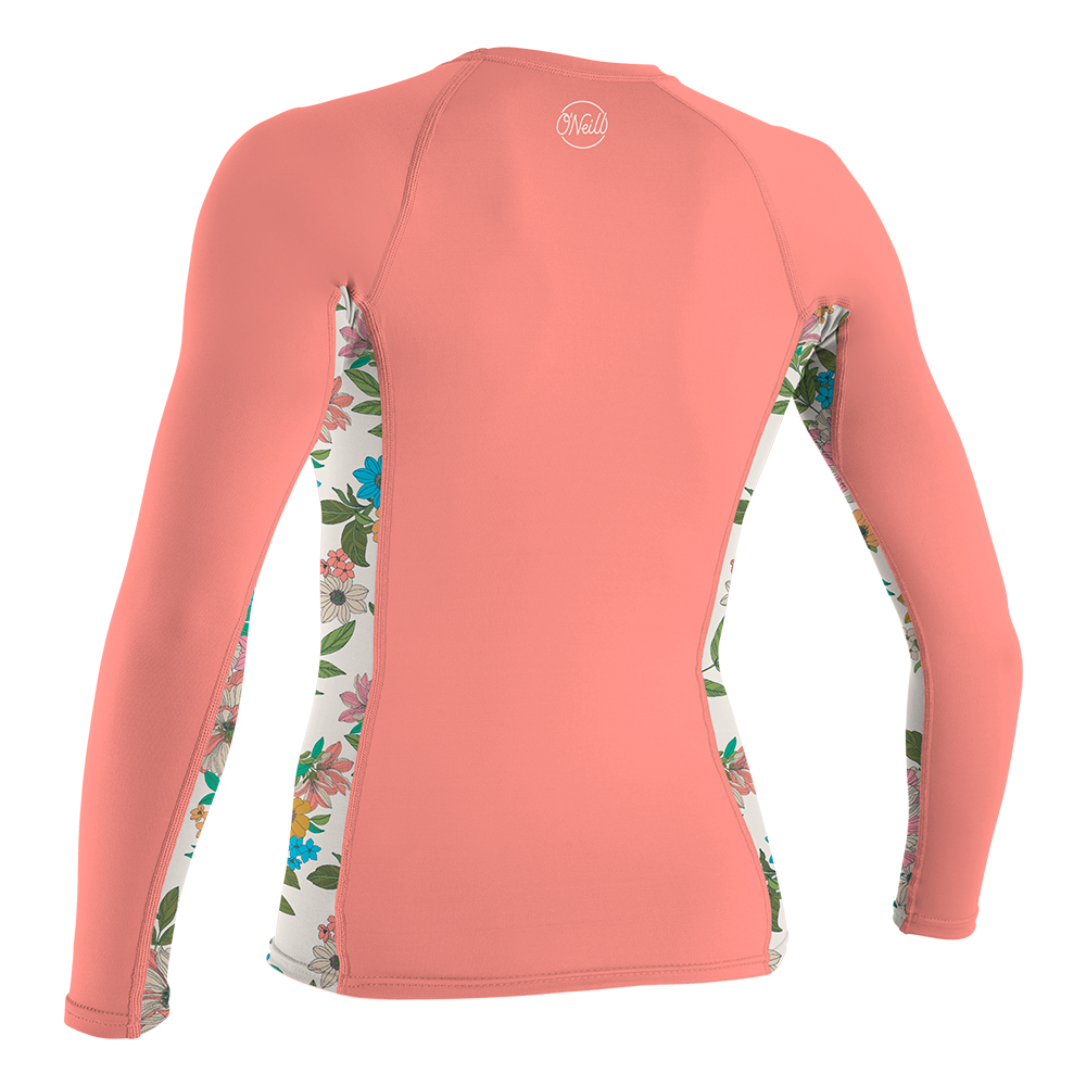 O'Neill Womens Floral Print Longsleeve Rashguard - Desert Flower / Cara Floral