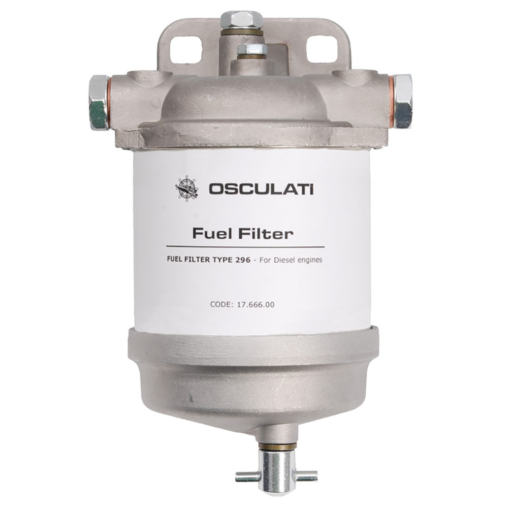 Osculati Diesel Filter Water Fuel Seperator CAV 296 with Water Drain - Image