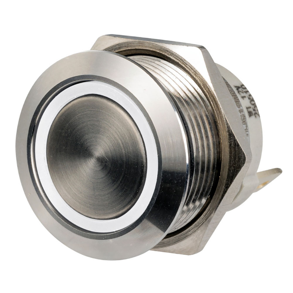 Osculati Flat Stainless Steel Switch - White
