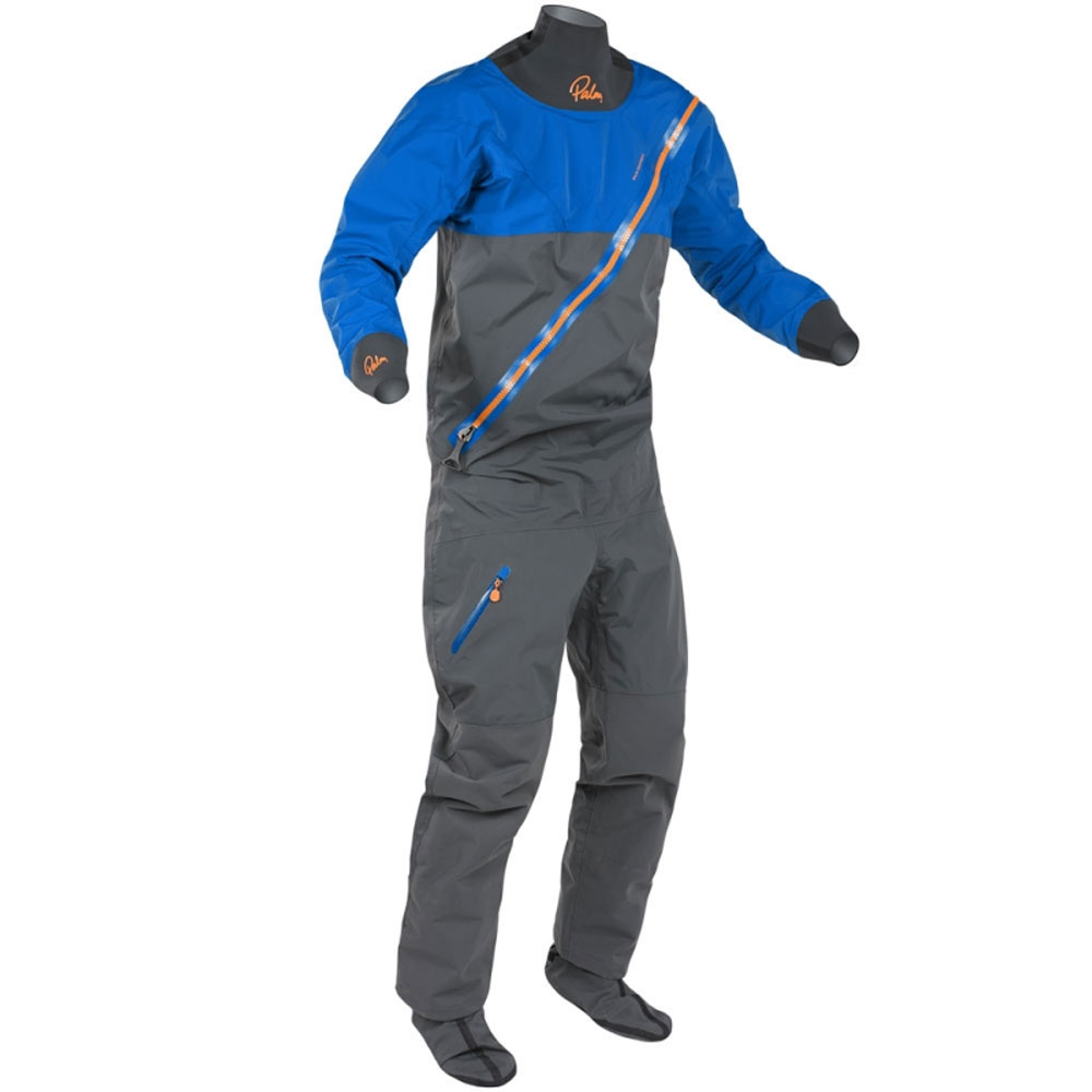 Palm Rogen Drysuit - Cobalt / Jet Grey