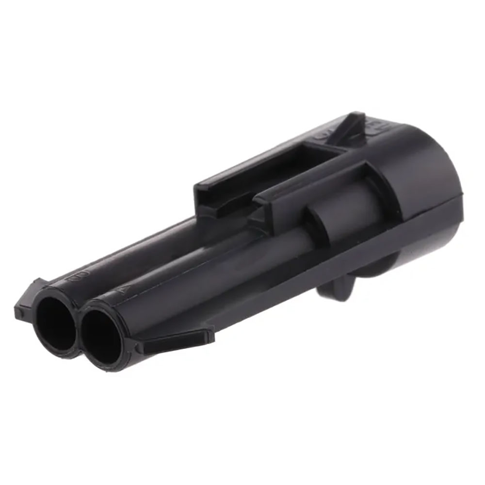 RS Delphi Metri-Pack 150 Automotive Connector Plug Black - Image