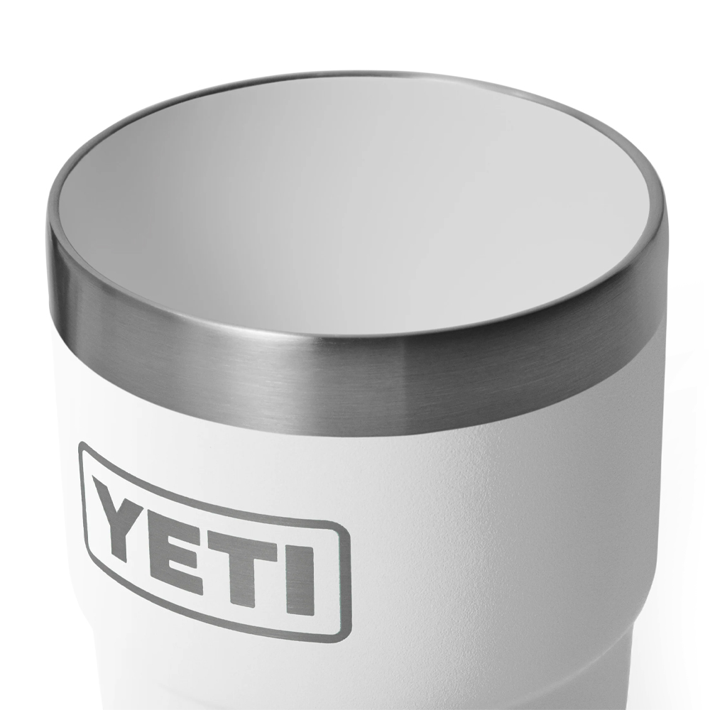 YETI Rambler 8 oz (236 ml) Stackable Cup - White (Ceramic Lining)