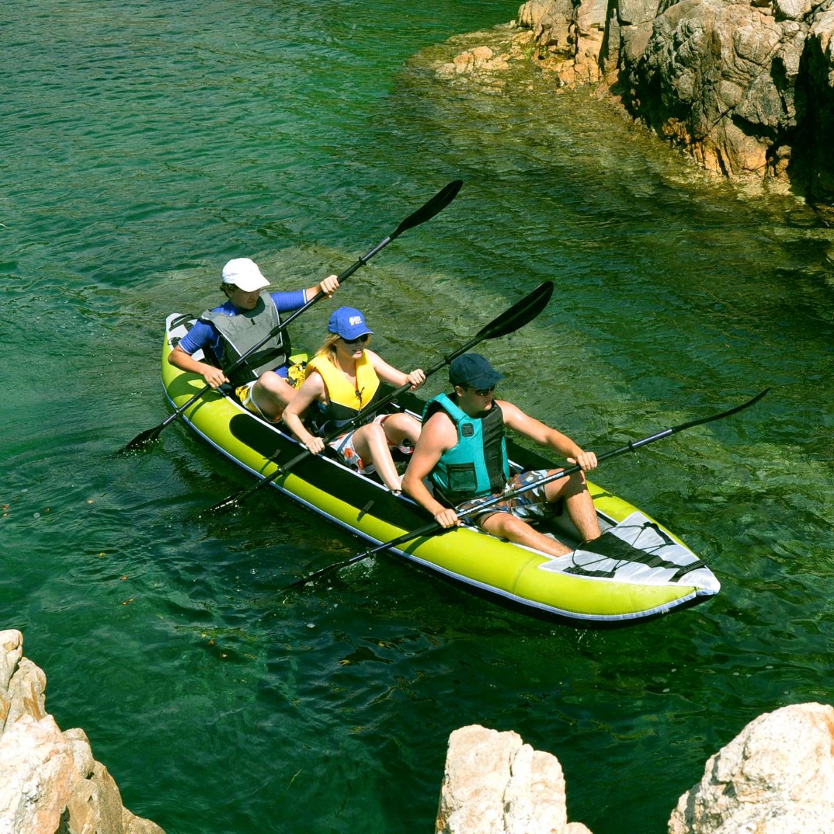 Z-Pro Tango 3 Man Inflatable Kayak - Pump Included - Image