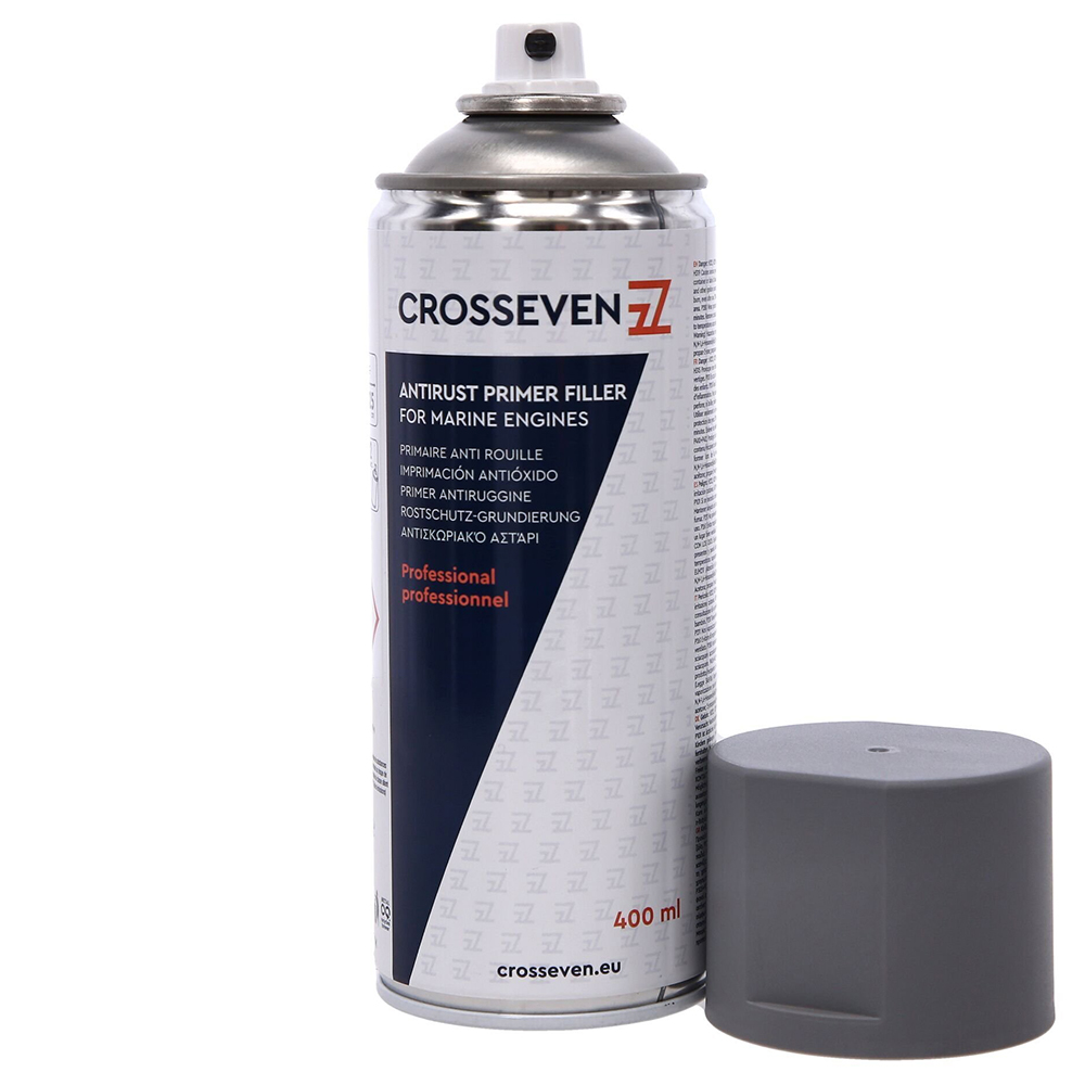 Crosseven Anti Rust Primer Spray Paint - Grey - 400ml - Image