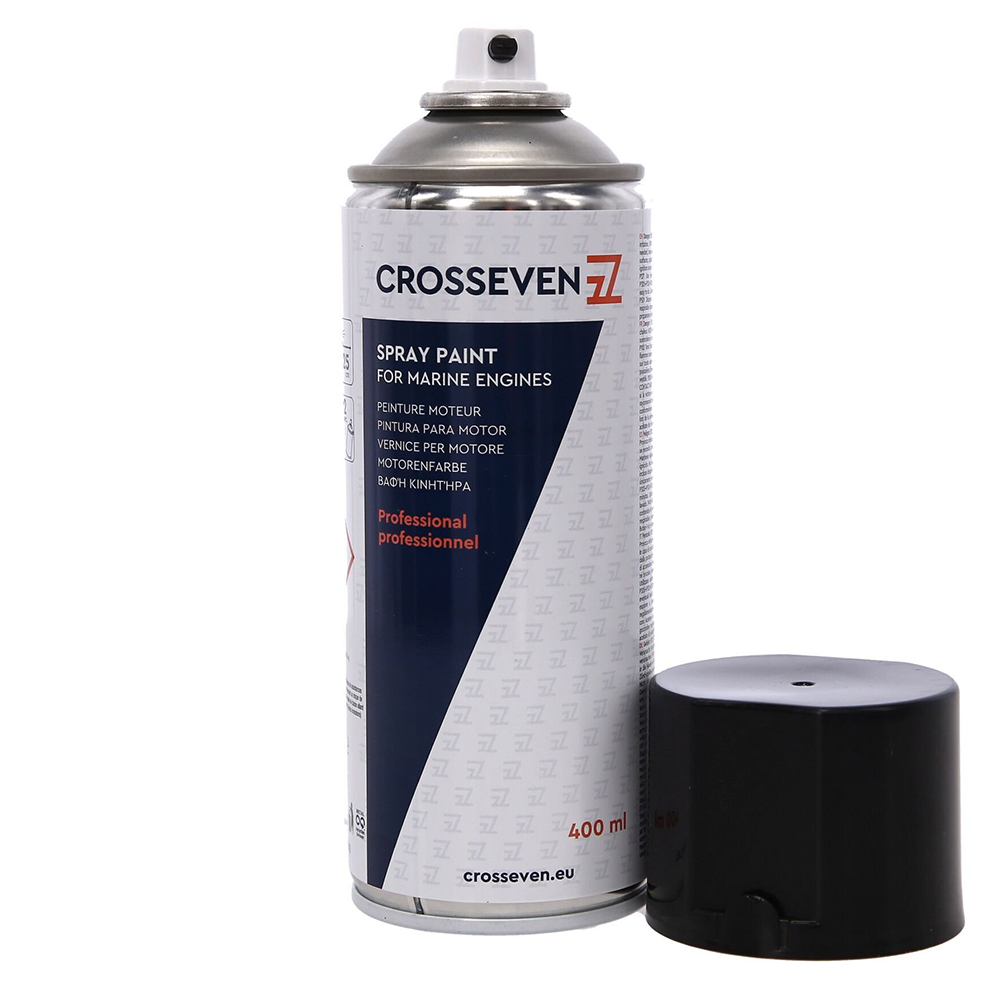 Crosseven Mercury Outboard Spray Paint - Mercury Black - 400ml - Image