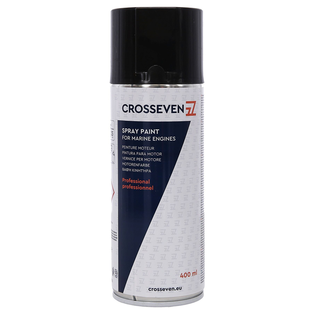 Crosseven Mercury Outboard Spray Paint - Mercury Black - 400ml - Image