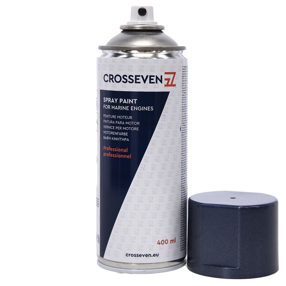 Crosseven Yamaha Outboard Engine Spray Paint - Marine Blue Metallic 84/93 - 400ml - Image