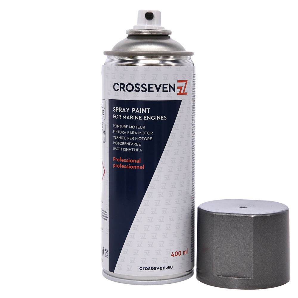 Crosseven Yanmar Outboard Engine Spray Paint - Yanmar Grey Metalilic 87 - 400ml - Image