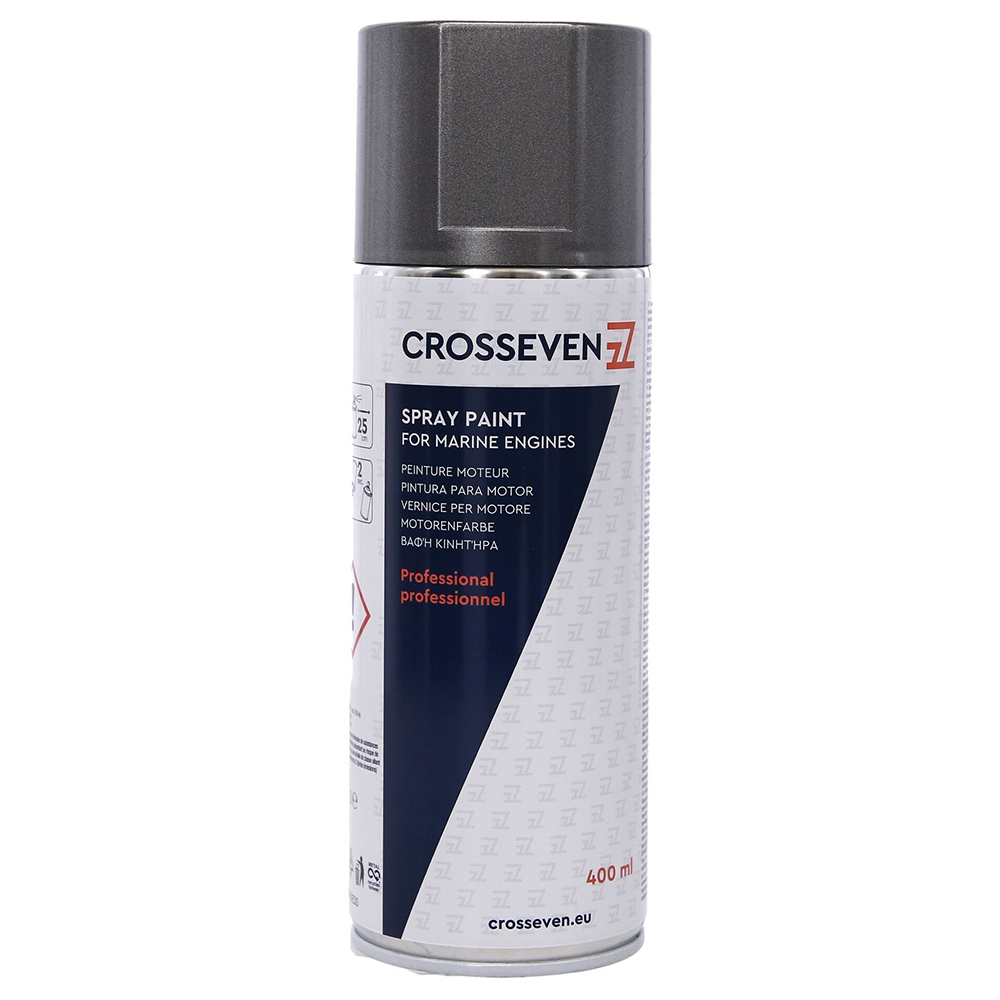 Crosseven Yanmar Outboard Engine Spray Paint - Yanmar Grey Metalilic 87 - 400ml - Image