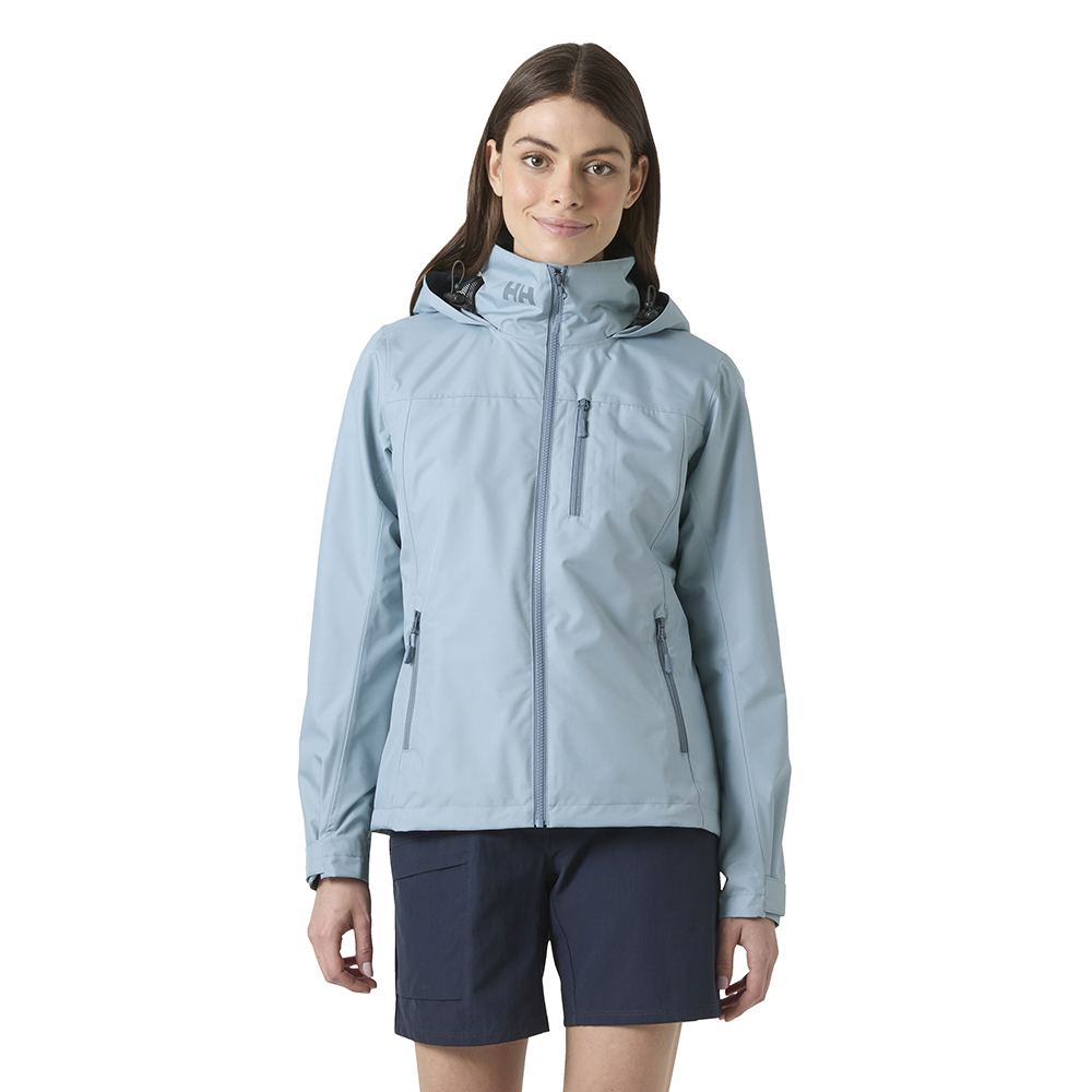 Helly Hansen Crew Hooded Jacket 2.0 for Women - Windy Blue