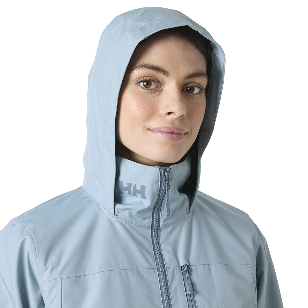 Helly Hansen Crew Hooded Jacket 2.0 for Women - Windy Blue