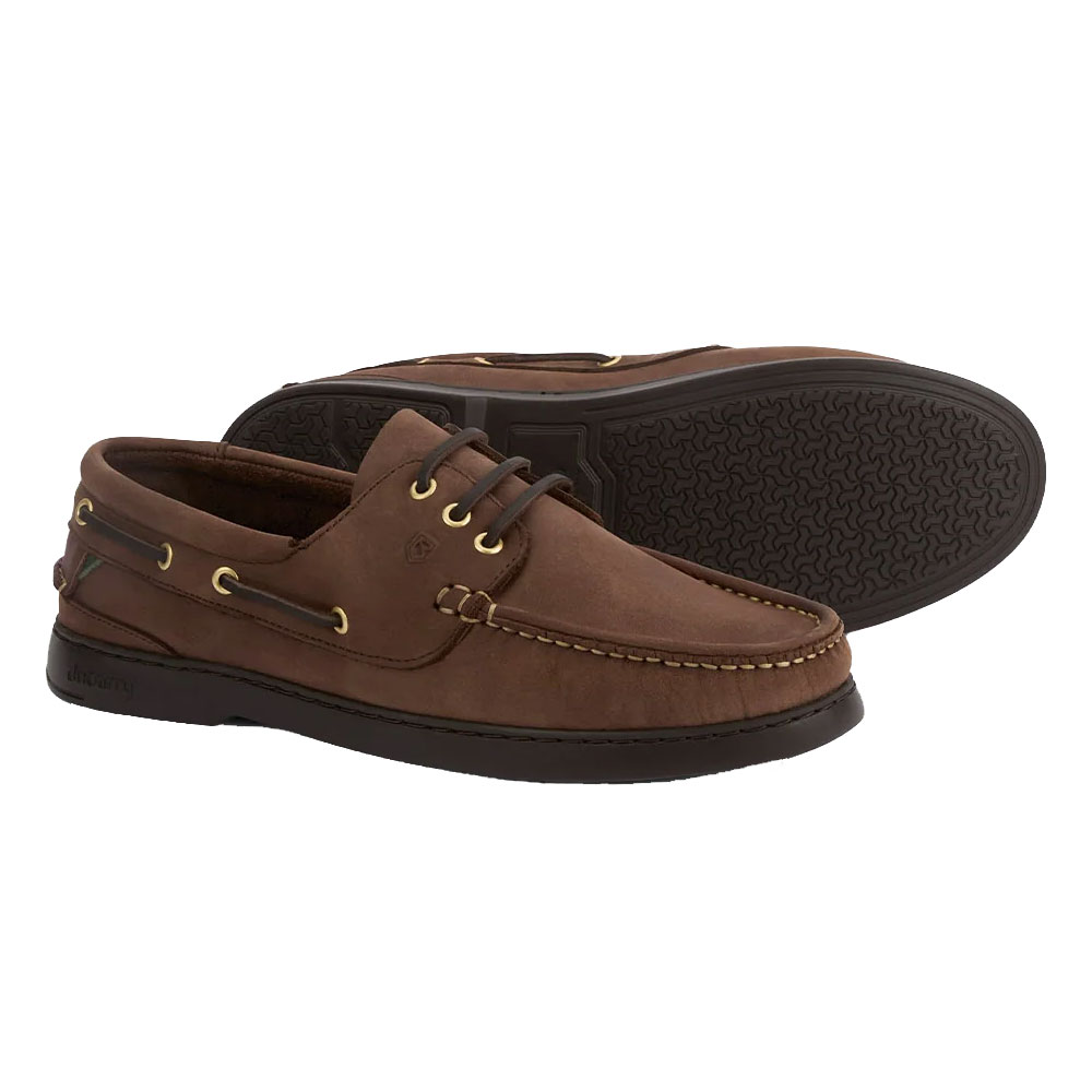 Dubarry Tavira Three Eye-Tie Moccasin Deck Shoe - Donkey Brown