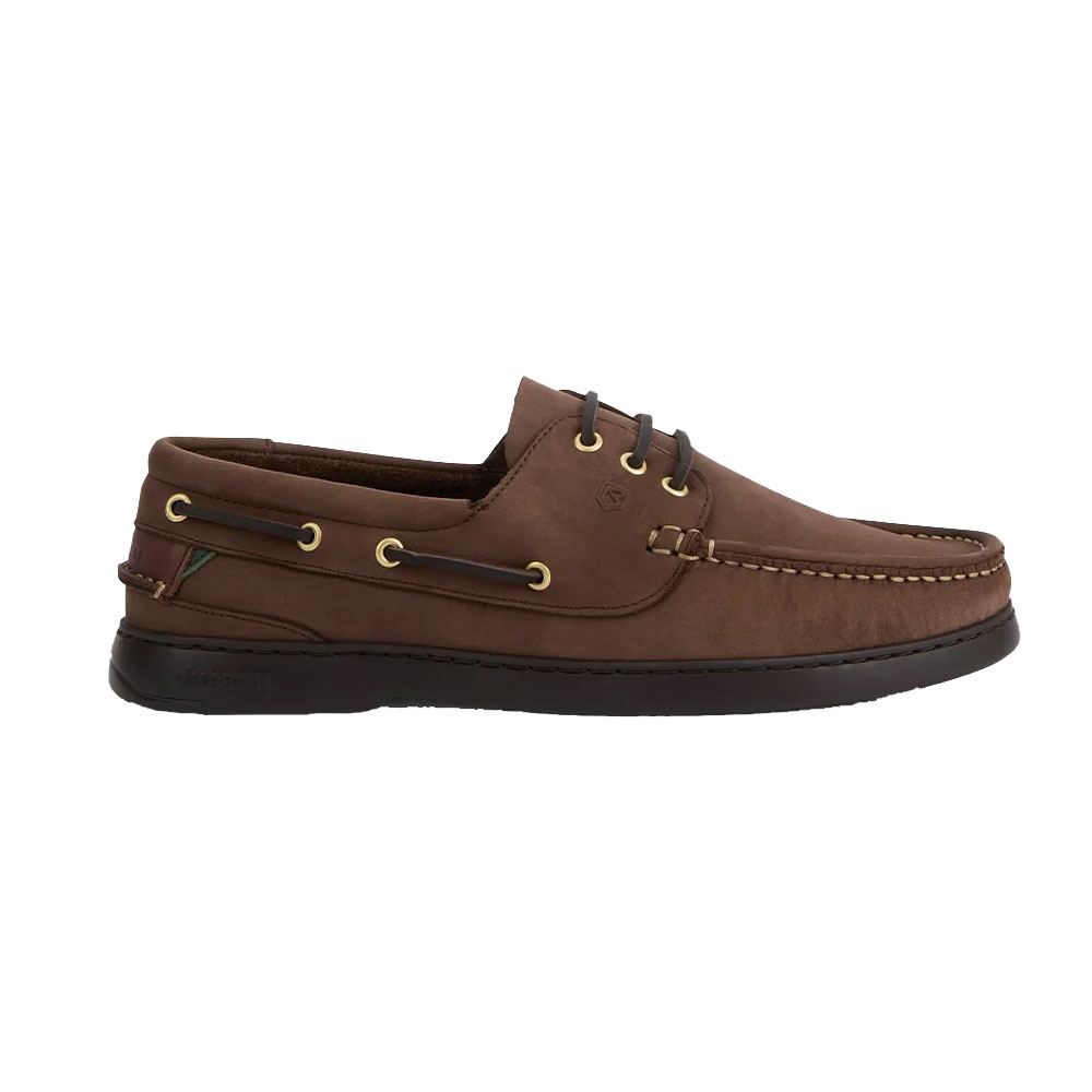 Dubarry Tavira Three Eye-Tie Moccasin Deck Shoe - Donkey Brown