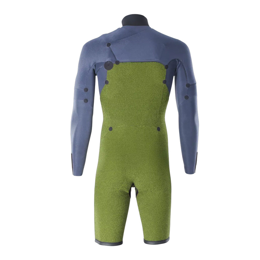 ION Seek Core 3/2mm Shorty Longsleeve Front Zip Wetsuit 2026 - Black