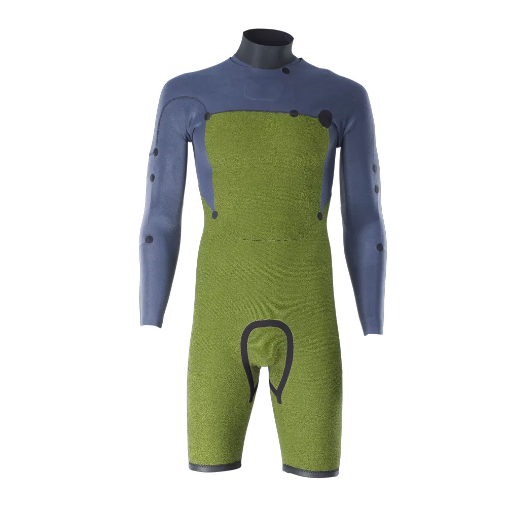 ION Seek Core 3/2mm Shorty Longsleeve Front Zip Wetsuit 2026 - Black