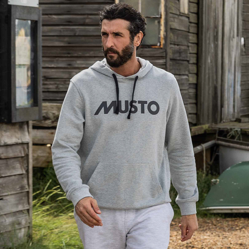 Musto Logo Hoodie - Grey Melange