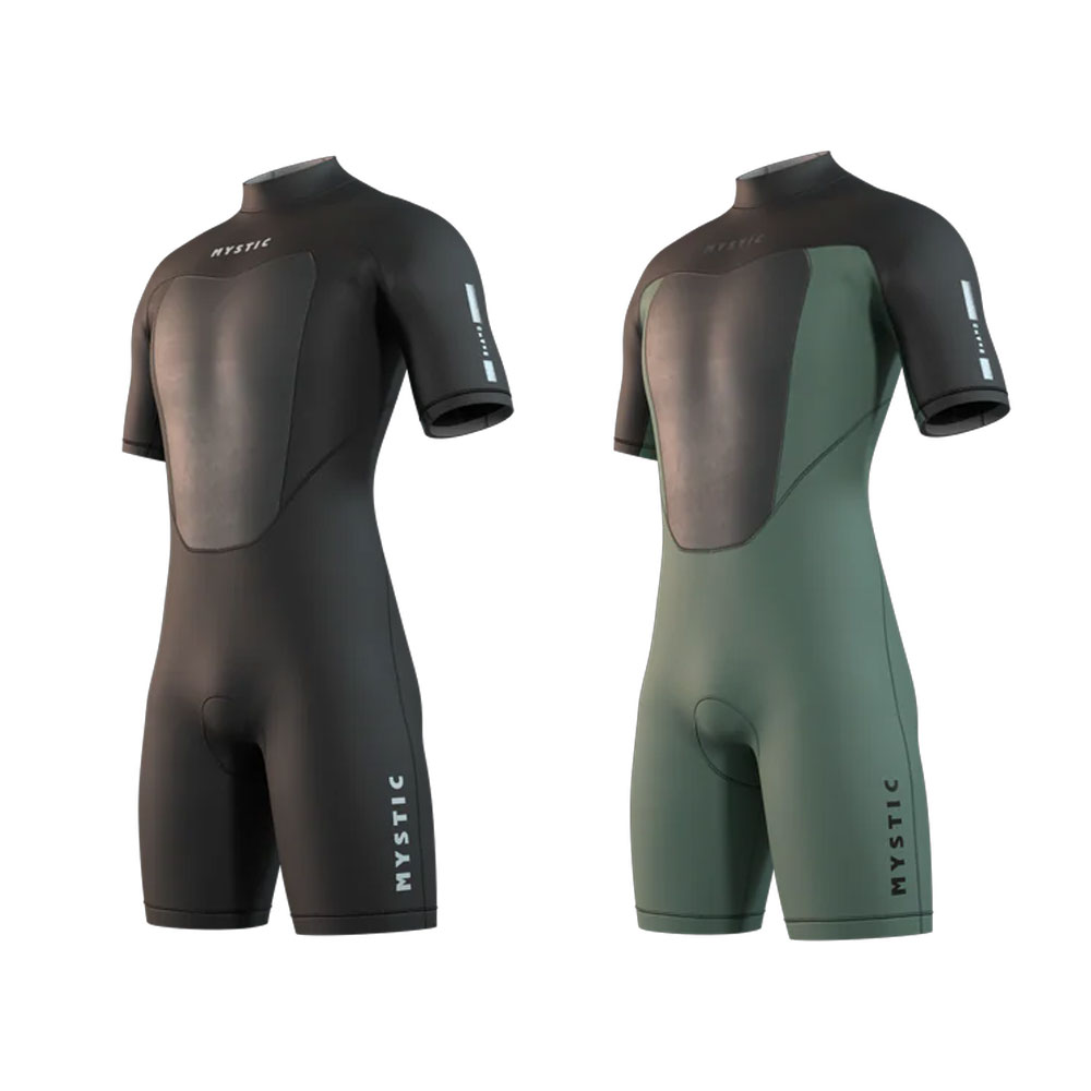 Mystic Brand 3/2mm Shorty Back Zip Wetsuit - Image